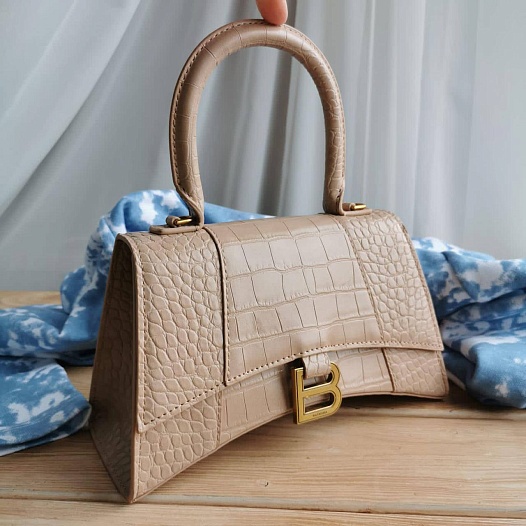 Кожаная сумка Balenciaga Hourglass S 23x14.5 см   