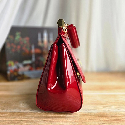 Кожаная сумка Dolce & Gabbana Sicily 25x19 см   