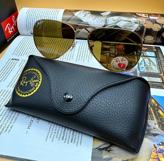 Солнцезащитные очки Ray-Ban Aviator Large Metal   
