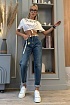 Женские джинсы MIU MIU синего цвета