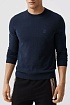 Мужской тёмно-синий джемпер Burberry TB logo-embroidered