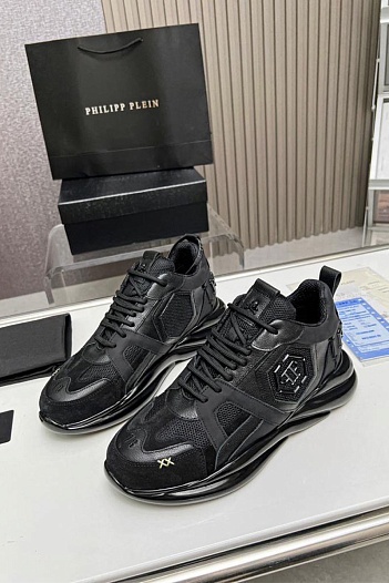 Мужские кроссовки Philipp Plein Hurricane - Black   
