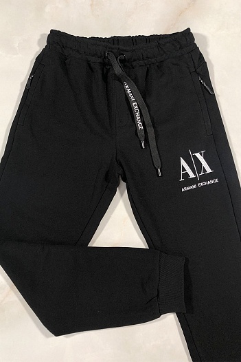 Мужские чёрные штаны Armani Exchange   