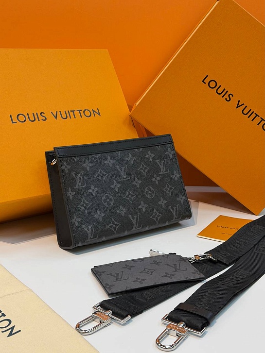 Кожаная сумка Louis Vuitton Gaston Wearable premium 22x14.5x4.5 см