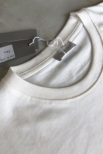 Белая мужская футболка Christian Dior Atelier   