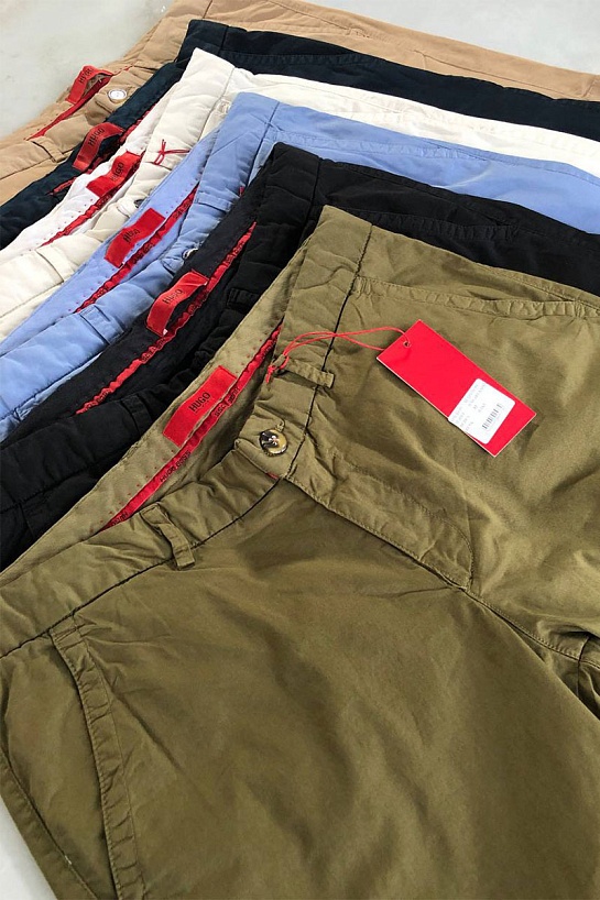 Мужские чёрные шорты Hugo Boss