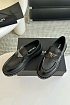 Женские лоферы чёрного цвета Prada Monolith premium
