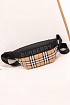 Бежевая сумка на пояс Burberry Sonny Premium 31x7.5x16 см