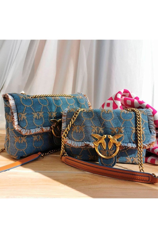 Женская сумка Baby Love Puff Denim 23x14 см