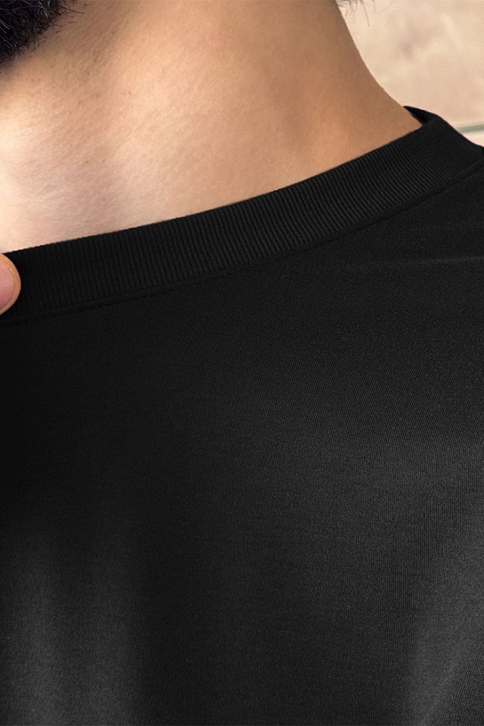 Мужская чёрная футболка Y-3 Yohji Yamamoto