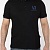 Чёрное поло Armani Exchange embroidered-logo