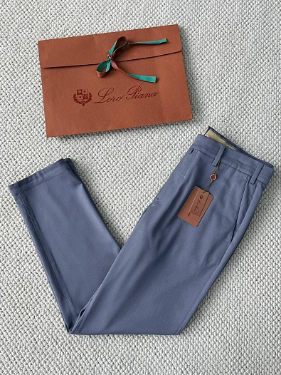 Мужские брюки Loro Piana Premium - Denim Blue   