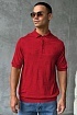 Мужское поло Dolce & Gabbana monogram all-over - Red