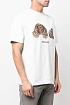 Белая оверсайз футболка Palm Angels Leopard Bear