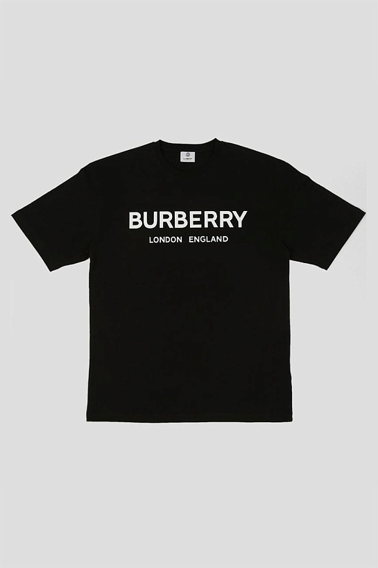 Футболка чёрного цвета Burberry London England