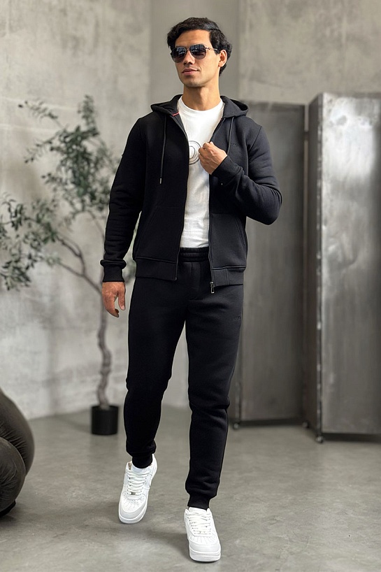 Утеплённые штаны на флисе Hugo Boss