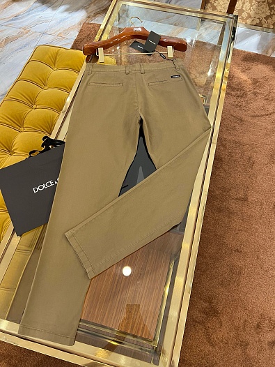 Мужские брюки Dolce & Gabbana Premium - Beige   