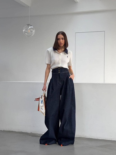 Женские синие джинсы Zimmermann premium   