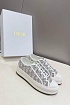 Женские кеды на платформе Dior Walk'n' -  Grey / White