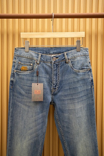 Мужские светло-синие джинсы Etro Premium   