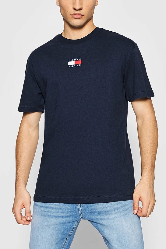 Футболка тёмно-синего цвета Tommy Hilfiger classic badge