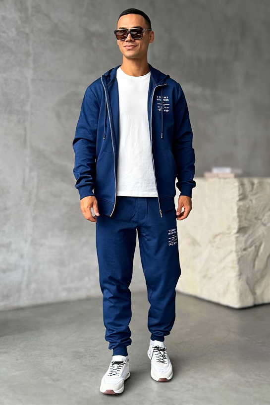 Спортивные штаны синего цвета Tommy Hilfiger