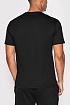 Футболка чёрного цвета Emporio Armani 7 logo-print