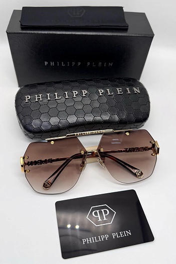 Солнцезащитные очки Philipp Plein - Brown   