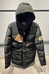 Мужская чёрная парка Burberry London England logo-patch