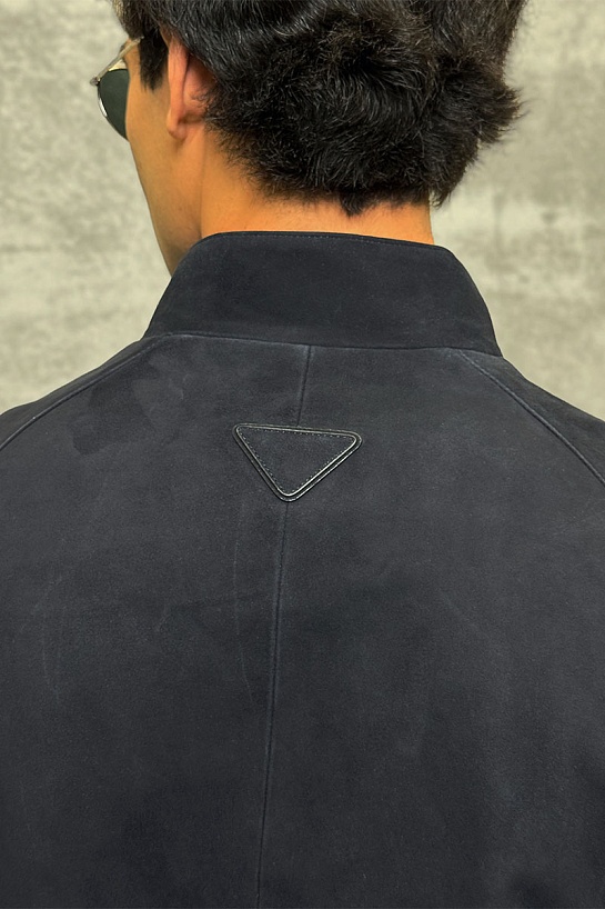 Мужская кожаная куртка Prada premium