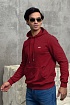 Мужское худи Tommy Hilfiger бордового цвета
