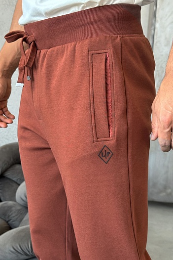 Мужские спортивные штаны Loro Piana monogram - Brown   