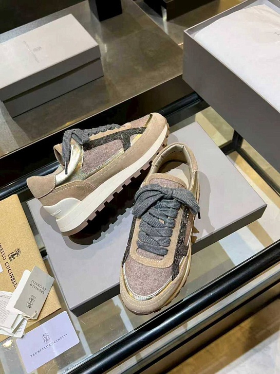 Женские кроссовки Brunello Cucinelli premium