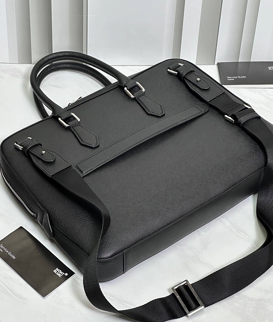 Кожаный портфель Montblanc Sartorial premium 39x28x5 см