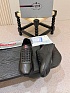 Кожаные кроссовки с мехом Prada America's Cup