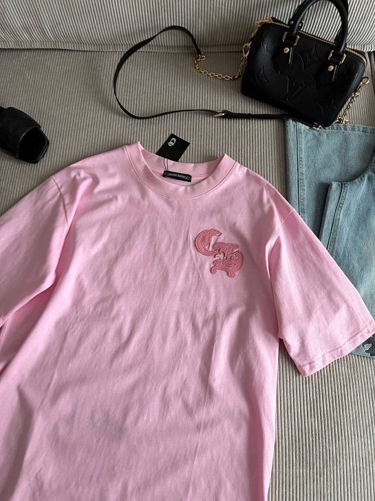 Женская оверсайз футболка Chrome Hearts premium