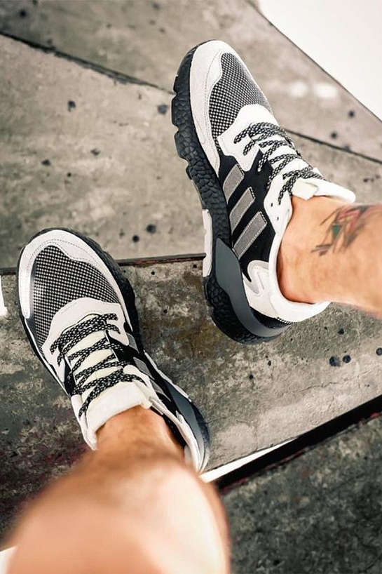 Кроссовки Adidas Nite Jogger - Black / Grey