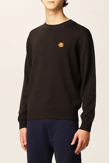 Джемпер Kenzo Tiger logo-patch - Brown   