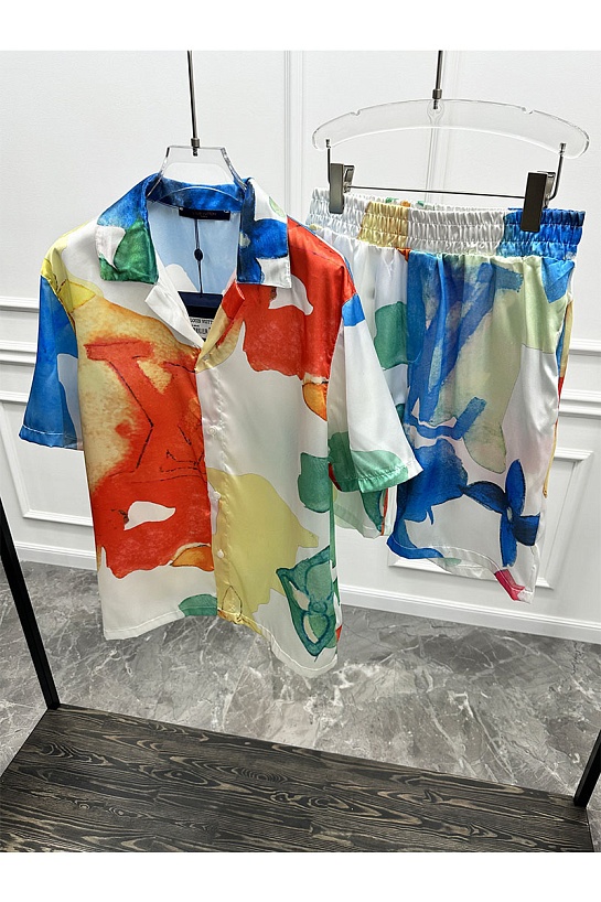 Мужские шорты Louis Vuitton Multicolor Monogram