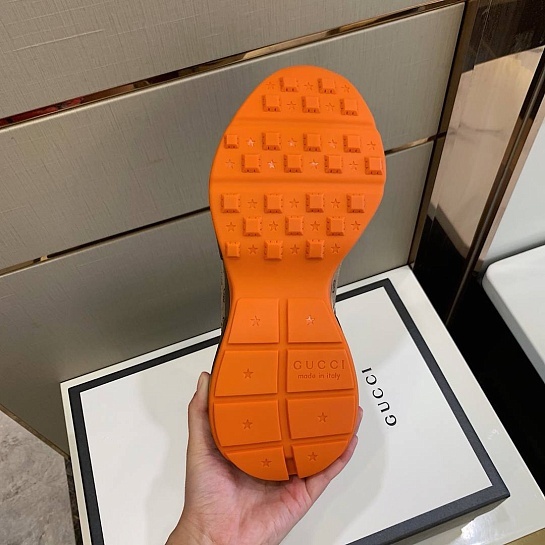 Мужские кроссовки Gucci Rhyton - Brick Red