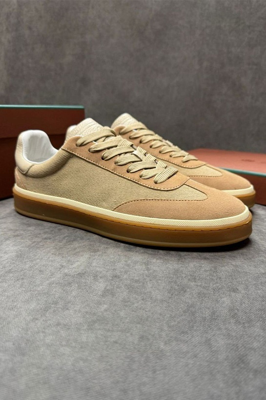 Мужские кроссовки Loro Piana Tennis Walk - Beige