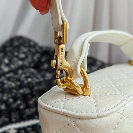 Кожаная косметичка Yves Saint Laurent Gaby Vanity 15x13 см   