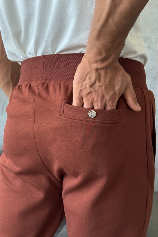 Мужской спортивный костюм Loro Piana monogram - Brown