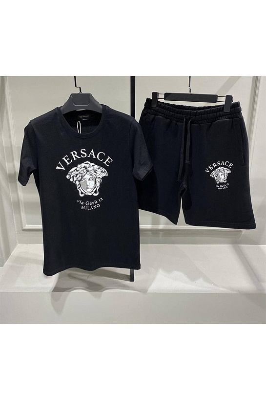 Мужские шорты Versace via Gesu 12 Milano - Black