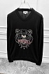 Чёрный свитер Kenzo Tiger logo-embroidered