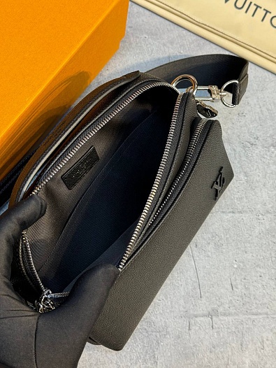 Кожаная сумка Louis Vuitton Avenue Messenger Premium 22.6x15.5x7 см   