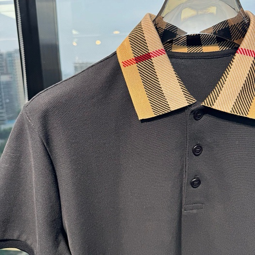 Мужское поло Burberry Premium - Black   