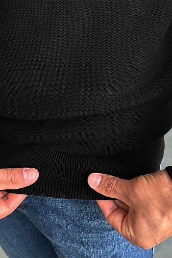 Мужская кофта Hugo Boss чёрного цвета   