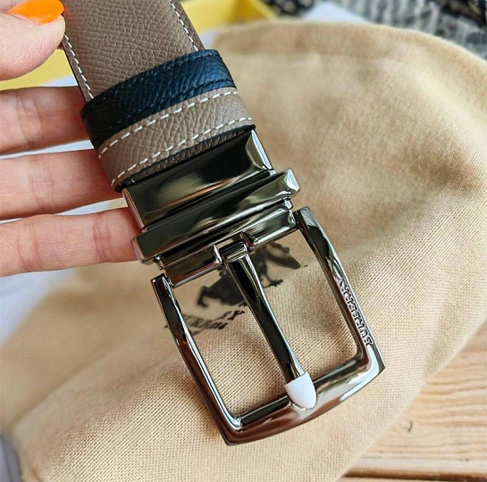 Кожаный ремень Burberry (длина 105 / 110 см)