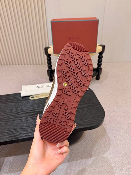 Кроссовки с мехом Loro Piana Week End Walk Evo premium